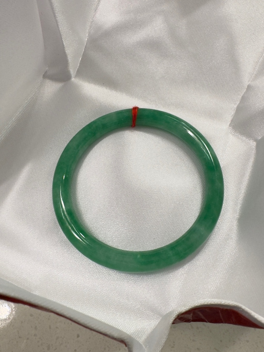 Genuine Deep Green Jade Bracelet
